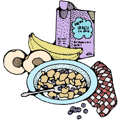 Breakfast with Cereal - Colour Remix clipart