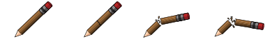 Breaking Pencil clipart