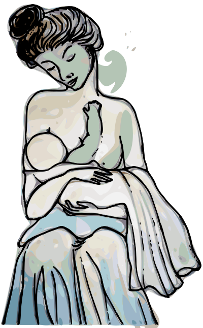 Breast Feeding Mother clipart