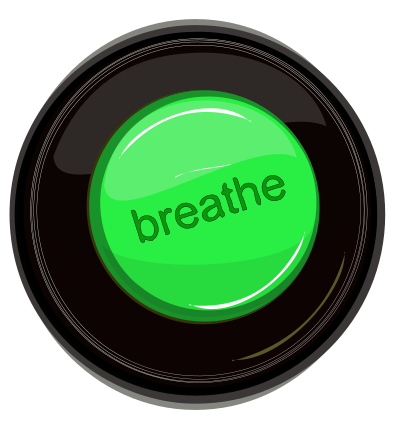 Breathe icon button clipart