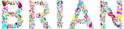 Brian Typography clipart
