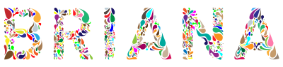 Briana Typography clipart