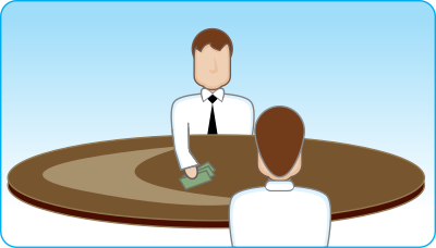 Bribe Table clipart