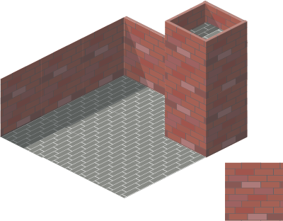 Brick tile 2 clipart