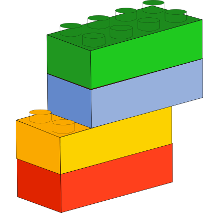 Bricks 2 clipart