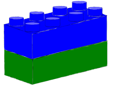 Bricks Blue Green clipart