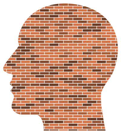 Bricks Head clipart