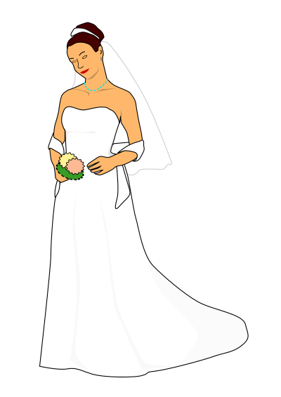 Bride 1 clipart