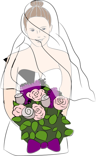 Bride clipart