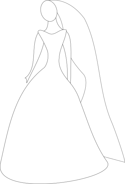 Bride clipart
