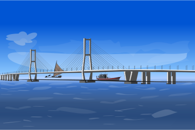 Bridge Suramadu clipart