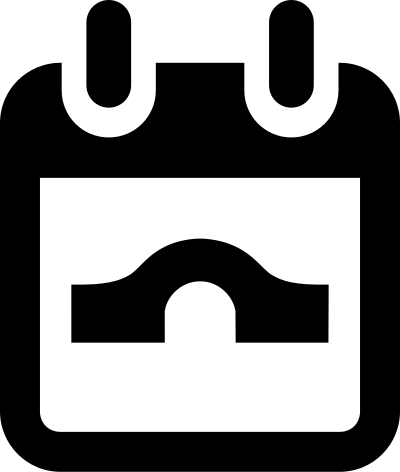 Bridging day (Brückentag) icon clipart