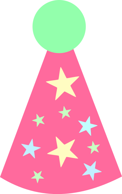 Bright Red Party Hat clipart
