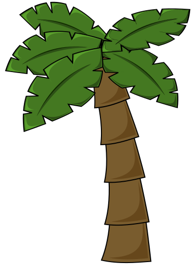 Brighter palm tree clipart