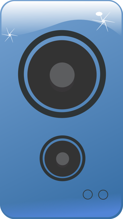Brillant loudspeaker clipart