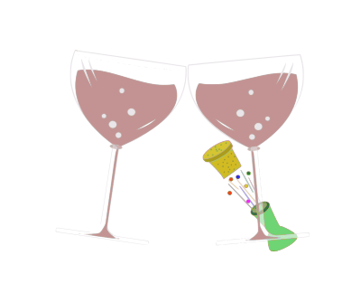Brindemos!!! saúde!! clipart