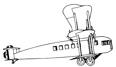 Bristol Pullman triplane clipart