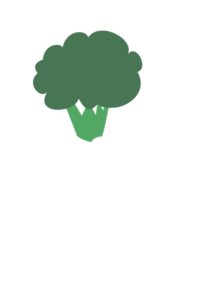 Broccoli - no lineart clipart