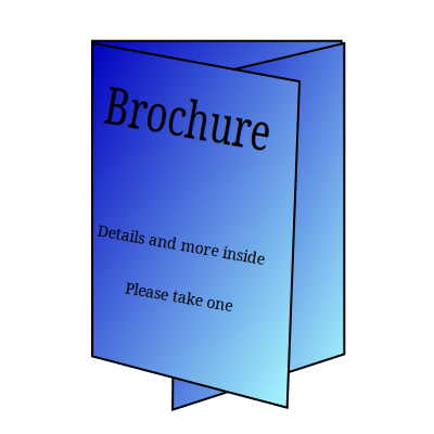Brochure clipart