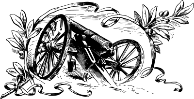Broken cannon clipart
