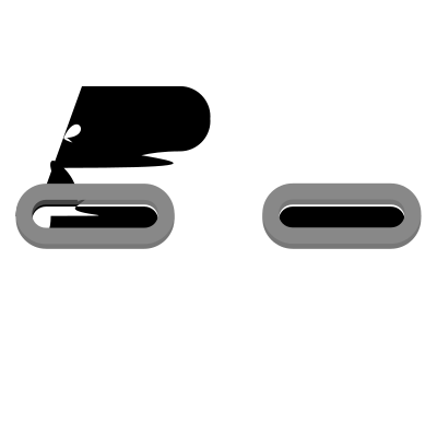 Broken Chain Icon clipart