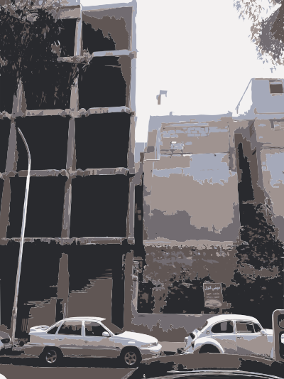 Broken Damascus Building clipart
