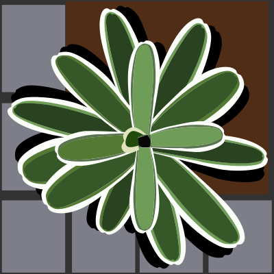 Bromelia-09a clipart