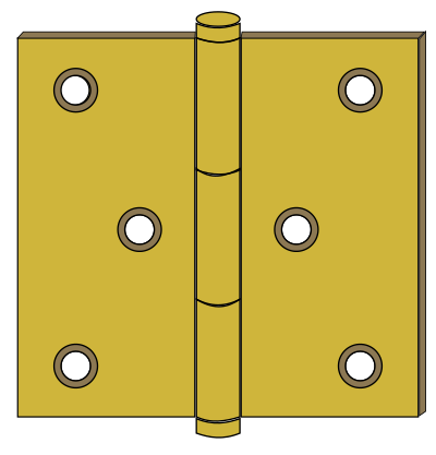 Bronze Hinge clipart