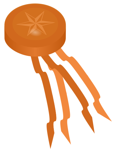 Bronze Medallion clipart