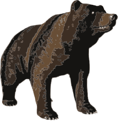 Brown bear clipart