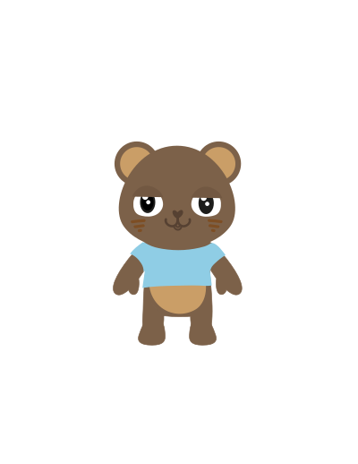 Brown bear clipart