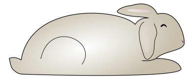 Brown Bunny Rabbit clipart