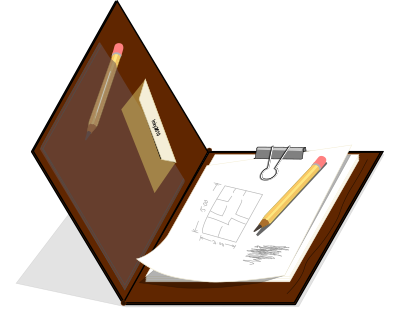 Brown Clipboard clipart