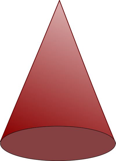 Brown cone clipart