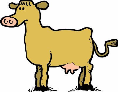 Brown Cow clipart