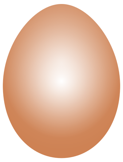 Brown Easter Egg clipart