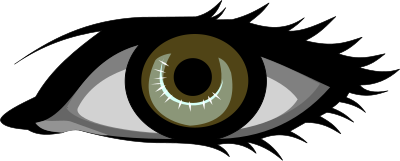 Brown eye clipart