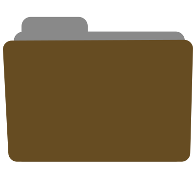 Brown Folder Icon clipart