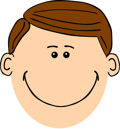 Brown haired dad clipart