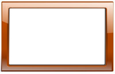 Brown Orange Frame clipart