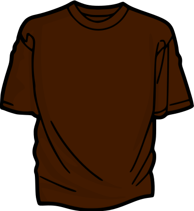 Brown T-Shirt clipart