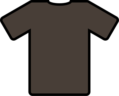 Brown t-shirt clipart