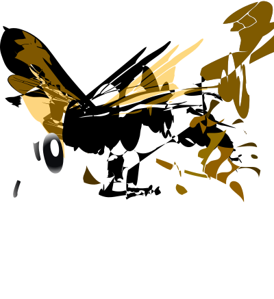 Brown-Yellow Hornet clipart