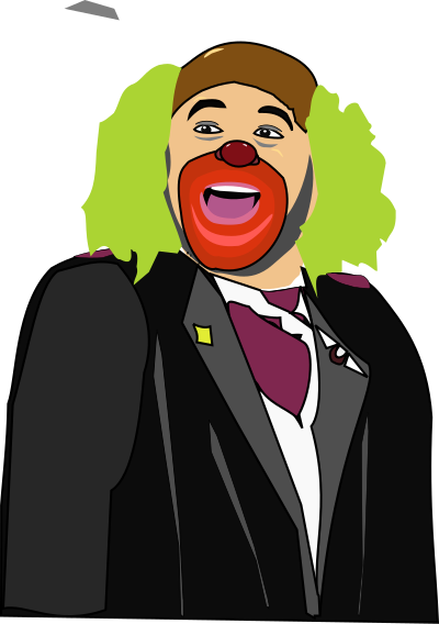 Brozo the clown enrique 01 clipart