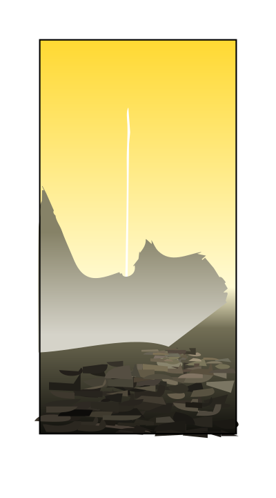 Bruce at the Silk Road. clipart