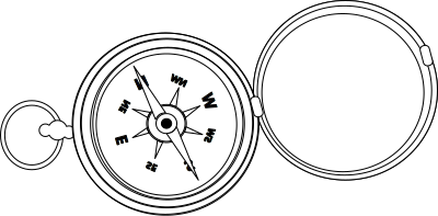 Brujula clipart