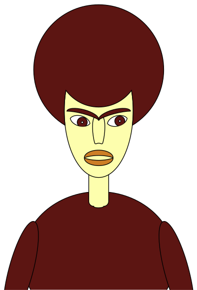 Bruno, the Brown-Haired Teen clipart