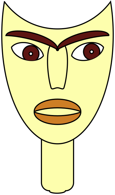 Bruno’s Mask clipart