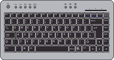 BTC6100C UK Compact Keyboard clipart