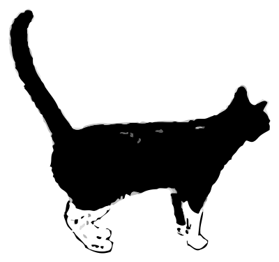 Buchi neko clipart